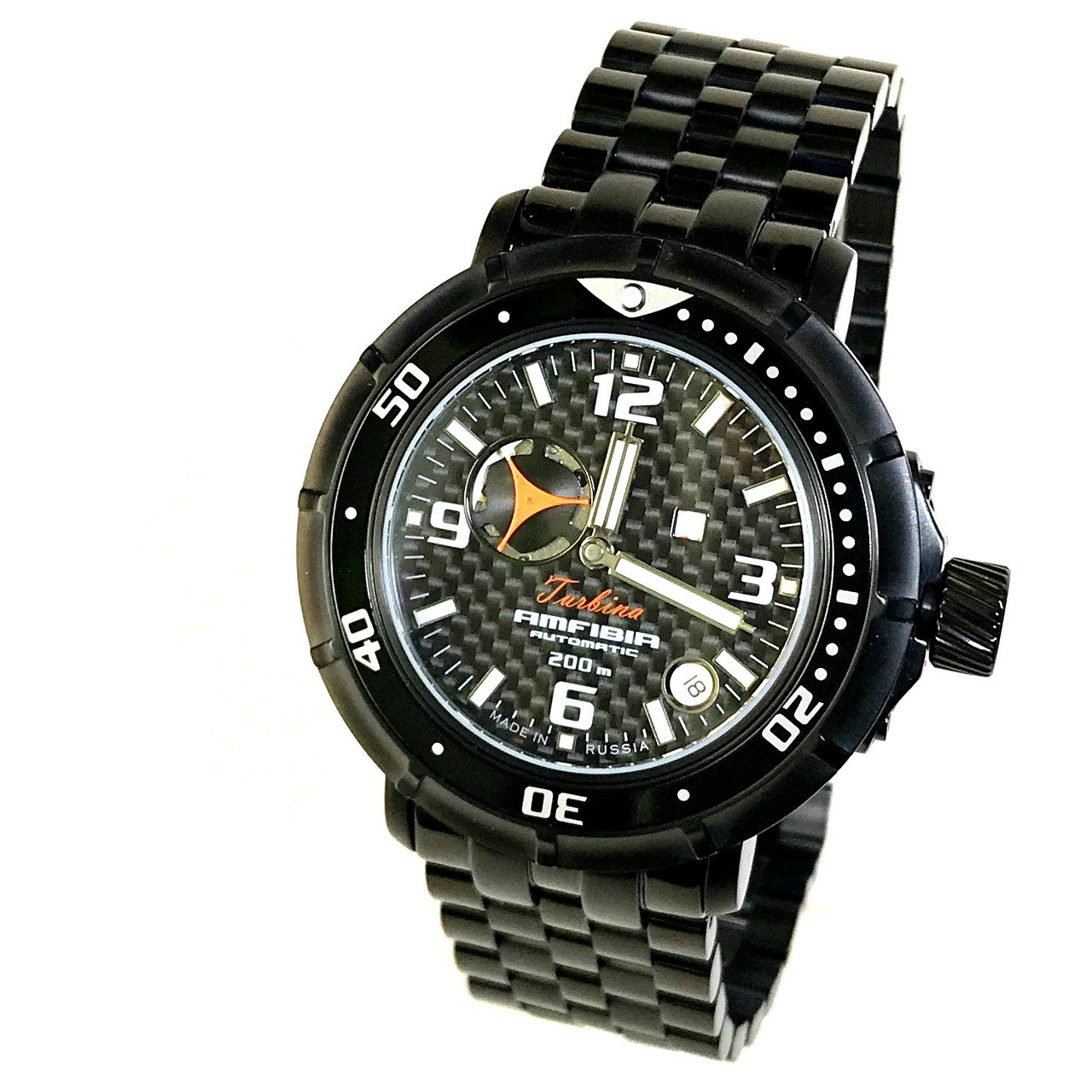 Haurex Italy Turbina II Black Dial Chronograph Black Silicone Men's Watch  6N506UWN 0846341099743 - Watches, Turbina Ii - Jomashop