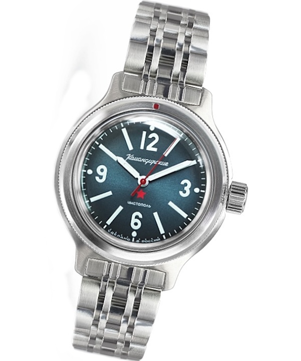 Automatic watch VOSTOK KOMANDIRSKIE, 200m water proof, stainless 