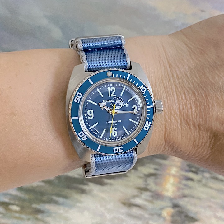 Vostok 2025 amphibia blue